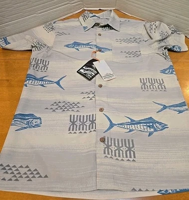 Quicksilver Waterman Comfort Collection Shirt Mens M Surf Beach Cali OG Resort - Image 1 of 4