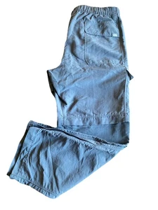 The North Face Nylon Cargo Convertible Hiking Shorts Pants Gray Large 36x29 - Picture 1 of 10
