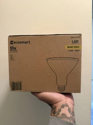 EcoSmart 90W Equivalent PAR38 LED Light Bulb - Pack of 4, Bright White - Image 1 of 4