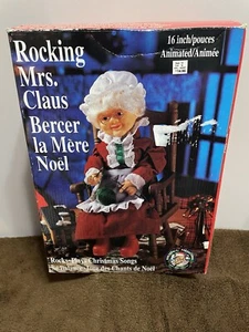 Vintage Santa's Best Animated Collectable Mrs. Claus. With Box. Untested - Picture 1 of 9