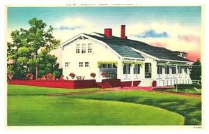 1930s Greenville South Carolina Country Club Unused Linen Postcard E4S - Picture 1 of 2