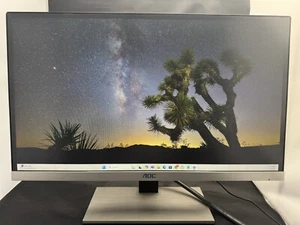 AOC Monitor 230LM00023 I2367F 21” 1080p LED Monitor - W/ AC Adapter Tested - Picture 1 of 8