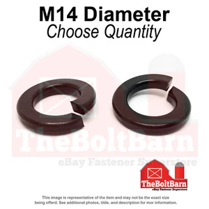 Arandelas de bloqueo dividido lisas M14 clase 10 (elige la cantidad) - Imagen 1 de 7