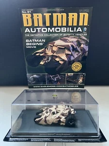 Colección Batman Automobilia: #81 BATMAN COMIENZA PELÍCULA (Prototipo Vaso) + Mag - Imagen 1 de 8