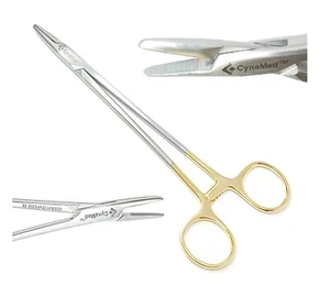 TC Premium Grade Mayo Hegar Needle Holder  8"  Tungsten Carbide Inserts Surgical - Picture 1 of 3