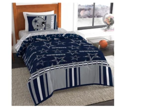 Dallas Cowboys 4 Piece Twin Bedding Set Bed In a Bag NFL Comforter sheets sham - Picture 1 of 2