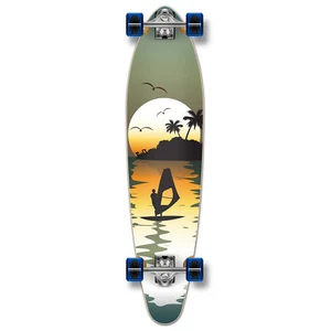 Yocaher Kicktail Surfer Longboard Complete - Picture 1 of 4