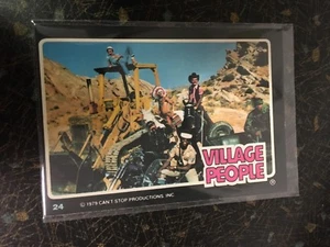 THE VILLAGE PEOPLE 1979 BAND PHOTO DONRUSS ROCK STARS SERIES CARD 24 NEAR MINT  - Picture 1 of 2