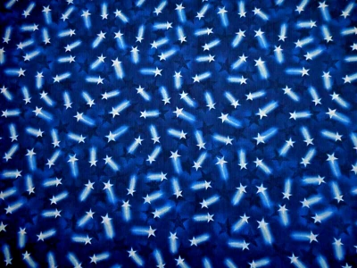 Tela Edredón Patriótico Por Yarda Estrellas Fugaces Azul Marino Algodón 4 de Julio C Foto 1 de 2