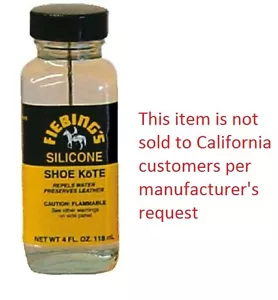 Fiebing's Silicone Shoe-Kote Penetrating Leather Softener & Watetr Repellent 4oz - Picture 1 of 8