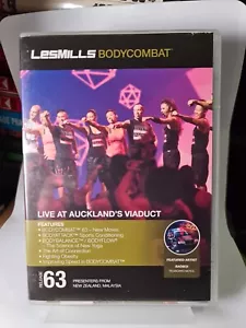 LES MILLS BODY COMBAT 63 - DVD + CD + BOOKLET SET - WORKOUT FITNESS BODYCOMBAT - Picture 1 of 4