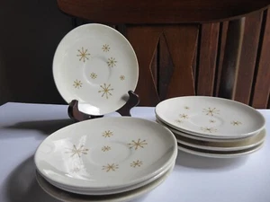 Royal China Ironstone Star Glow Saucer Atomic Starburst MCM! - Picture 1 of 8