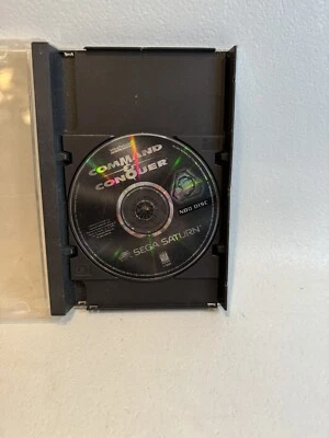 Command & Conquer (Sega Saturn, 1997)*NO MANUAL ||  DISC AND SIDE/BACK ART* - Image 1 of 4