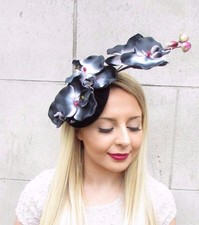 Black And White Wedding Hat In Women S Fascinators Headpieces