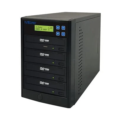 24X 1 to 3 CD DVD M-Disc Supported Duplicator Copier Tower with Free Copy Pro... - Image 1 of 4