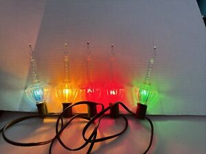 5 Bubble Christmas Light Replacement Lights Set With Power Cord (cord Holds 7)