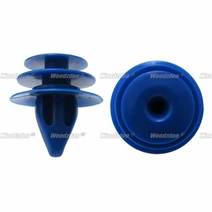 50 Door Trim Panel Retainer Blue Nylon Clip Fastener Fits For Nissan 01553-05161 - Picture 1 of 4