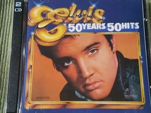 ELVIS PRESLEY 50 YEARS 50 HITS (50 TRACK 2 CD SET) FREE SHIPPING - Picture 1 of 2