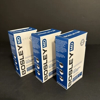 3x BOSLEY MD HAIR REGROWTH TREATMENT FOR MEN(2 Month Supply/ea) Read Description - Image 1 of 4