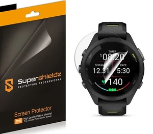 3X Supershieldz Clear Screen Protector for Garmin Forerunner 265s (TPU) - Picture 1 of 2