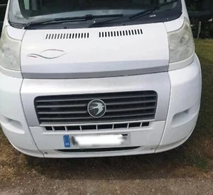 SWIFT DUCATO BONNET GRILL DOMED BADGE MOTORHOME CARBON GREY all Sizes - Picture 1 of 6