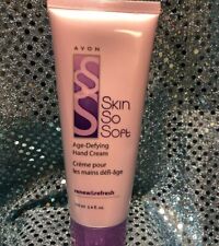 Avon Skin So Soft Age Defying Hand Cream Re& Refresh 3.4oz NOS