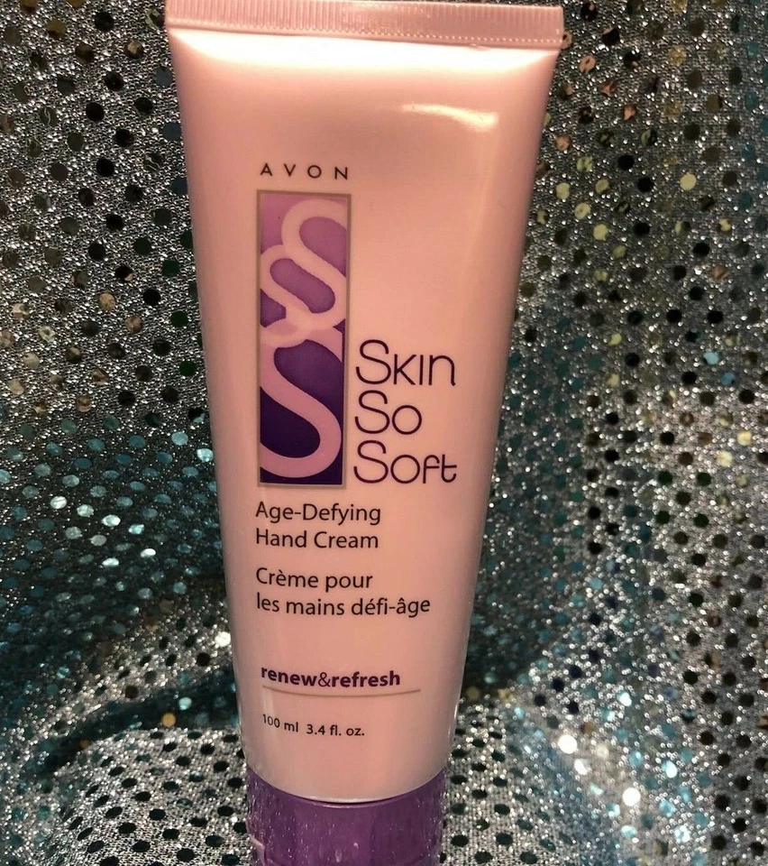 Crema de manos Avon Skin So Soft Age Defying renovar y refrescar 3,4 oz ~ nueva de stock Foto 1 de 1