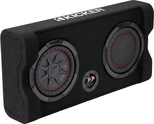 KICKER 48TRTP82 CUSTODIA SUBWOOFER AUTO/CAMION 8" COMPRT SOTTILE DOWN-FIRING 2 OHM - Foto 1 di 7
