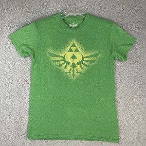 Zelda T Shirt Adult Small S Short Sleeve Crew Neck Graphic Skyward Sword Green