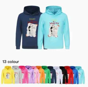 Diary Of A Wimpy Kid World Book Day Hooded Sweater Sweatshirt Pullover Hip Hop - Picture 1 of 52