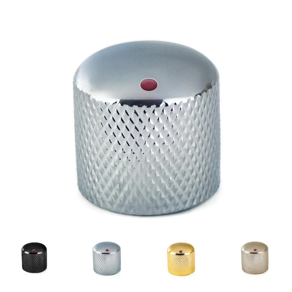 Metal Volume Tone Guitar Control Knob for Split Shaft Pots NB301 - Image 1 of 1