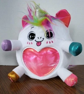 Zuru Rainbowcorns Plush Stuffed Unicorn White 9" - Picture 1 of 8