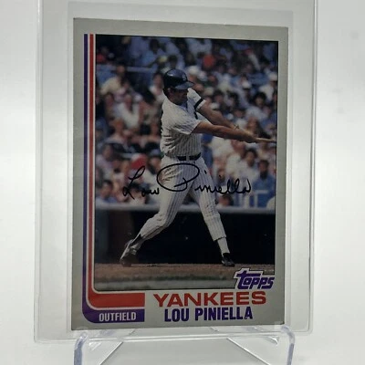 1982 Topps Lou Piniella Baseball Card #538 NM-Mint FREE SHIPPING - Image 1 of 3
