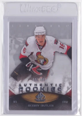 2010-11 UD SP GAME-USED AUTHENTIC ROOKIES /699 BOBBY BUTLER #131 OTTAWA SENATORS - Image 1 of 2