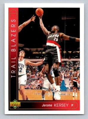 1993-94 Upper Deck Jerome Kersey #288 Portland Trail Blazers - Image 1 of 2