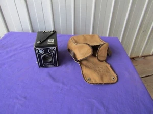 Kodak Camera Six-20 Brownie D Roll Film Box Type Canvas Case Vintage - Picture 1 of 13
