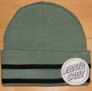 SANTA CRUZ - Patch Dot - Beanie - Skateboard / Snowboard / Surf Hat - Picture 1 of 1
