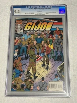 G.I. JOE 155 CGC 9.4 WHITE PAGES!!! FINAL ISSUE - Image 1 of 3