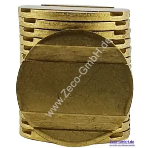 Gettone di valore 25 x 2 mm gettone profilato, gettone per gettoniera NZR, 10 pezzi - Foto 1 di 5