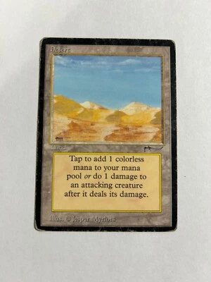 Desert Arabian Nights Magic the Gathering MTG English Land - Image 1 of 2