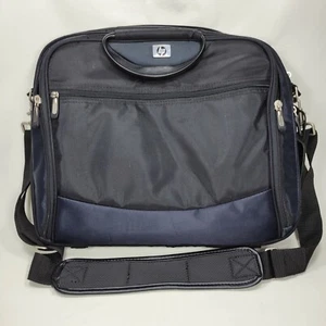 Genuine HP 15" Laptop Bag Black Nylon Shoulder Hand Strap Carry-On Travel - Picture 1 of 8