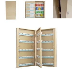 200 Hooks Wall mount Lock Box Key Cabinet Security 200 Keys Holder Box Organizer - Picture 1 of 18