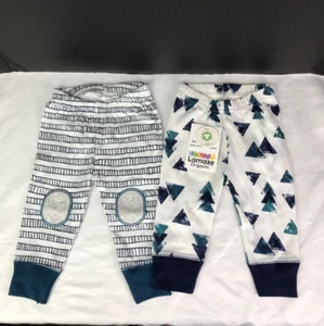 2pck Lamaze Baby Boys Organic Cotton Pull-On Pants 3 Months - Picture 1 of 6