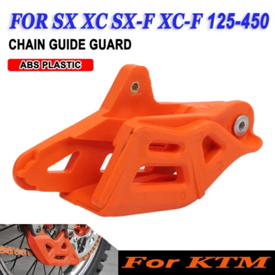 Orange For KTM SX XC SX-F XC-F 125 150 250 300 350 450 Rear Chain Guard Guide - Изображение 1 из 4