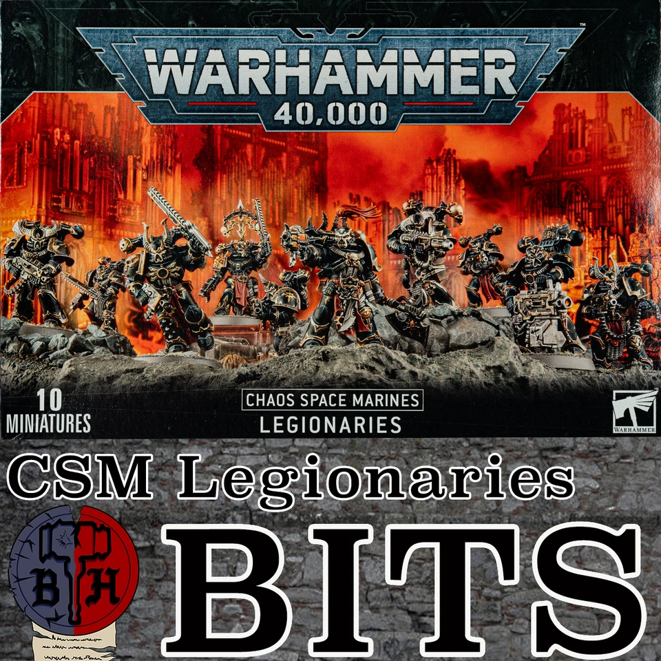 Warhammer 40K Chaos Space Marines Legionaries Box Set BITS multi listing - Image 1 of 1