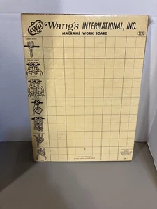 Wang's International Macrame Board 12 x 16 inches Sealed - Picture 1 of 3