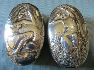 GORHAM Hand Brush 两套女士纯银 0.925 罕见雕像美学 — 第 1/4 张图片