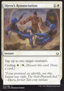 4X DJERU'S RENUNCIATION 011/199 HOUR OF DEVASTATION MTG MAGIC LP X4 - Picture 1 of 1