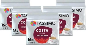 Tassimo Costa Americano Kaffeepads T Discs 5er Pack 80 T-Discs - Bild 1 von 1