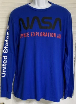 Camiseta de manga larga NASA Space Exploration de Well Worn, adulto XL Foto 1 de 4
